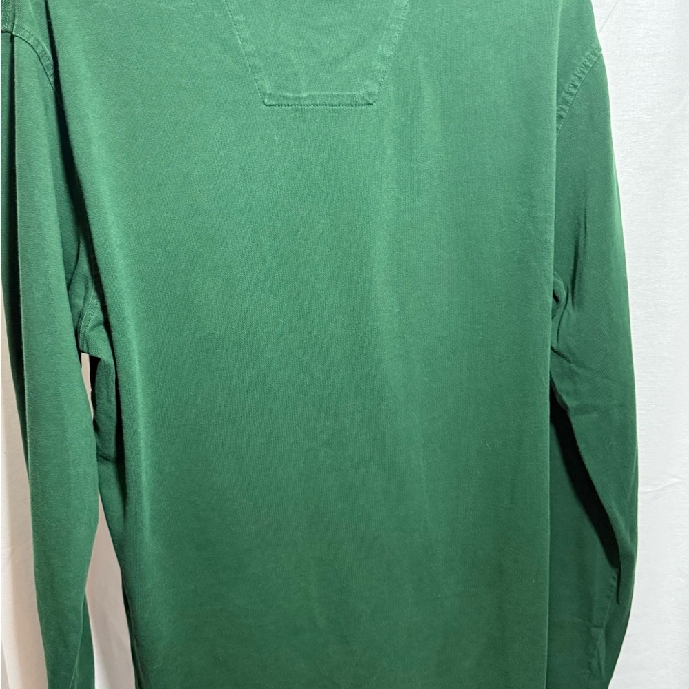 Vintage Navy and Green 1/4 Zip pullover - Picture 5 of 5